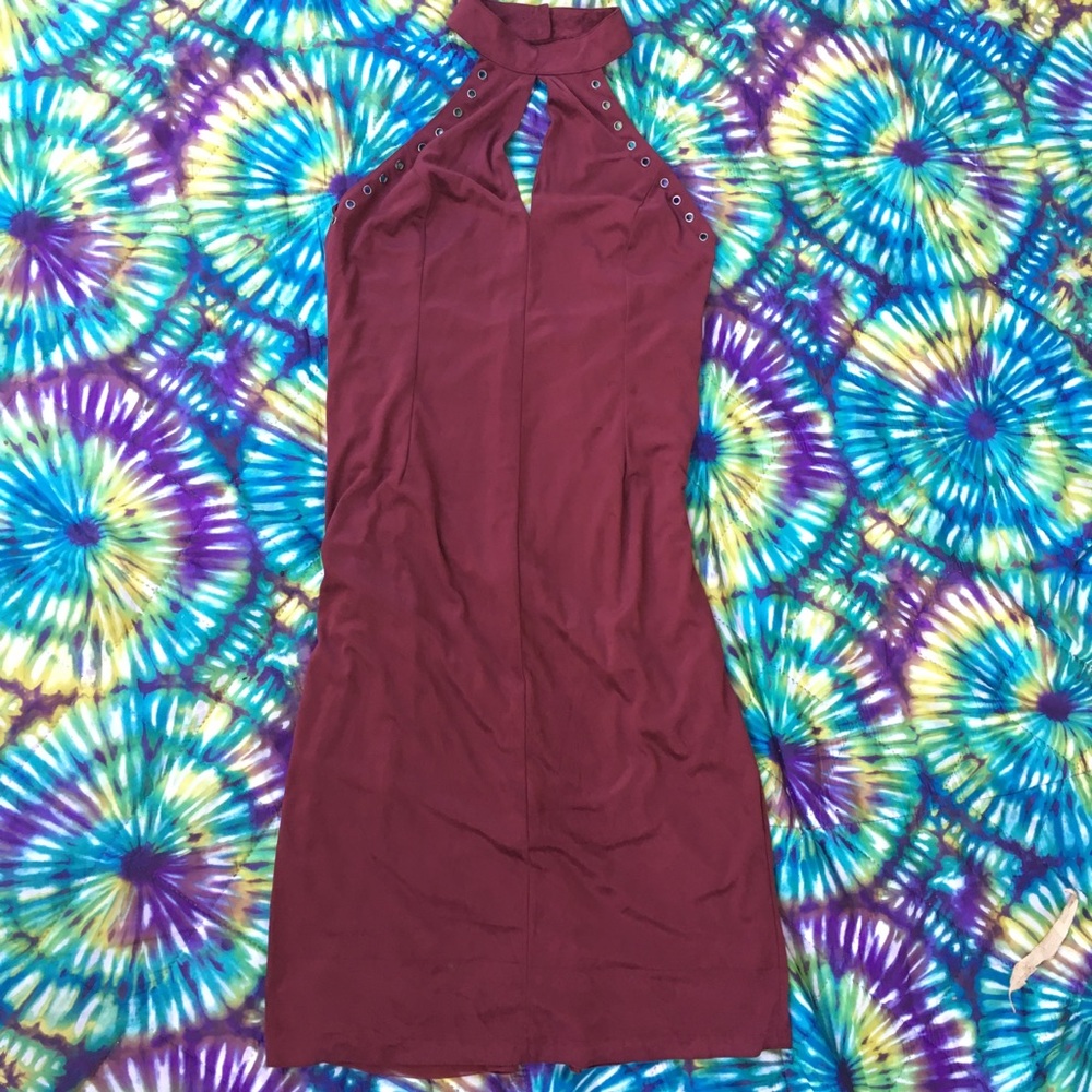 Velvet Halter top dress - Picture 6 of 7